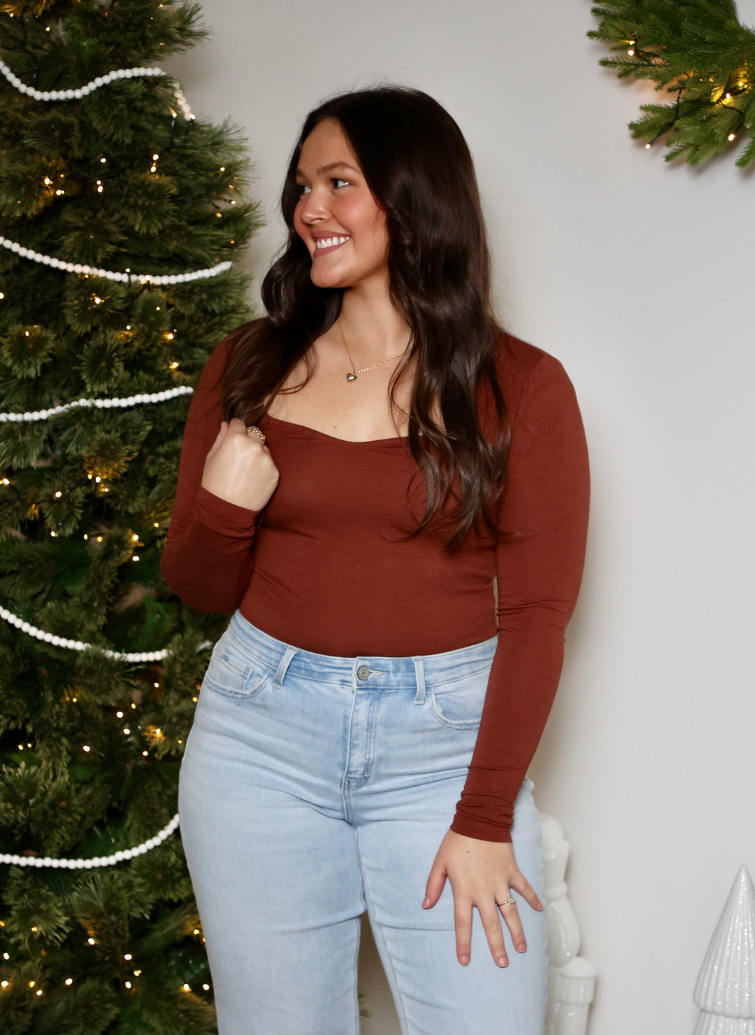 Chestnut Bodysuit | One Left