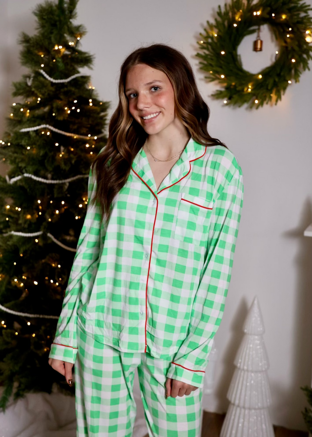 Christmas Plaid Pajama | Green