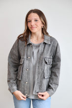 Load image into Gallery viewer, Gray Denim Jacket
