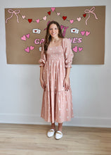 Load image into Gallery viewer, Tea Time Embroidery Dress
