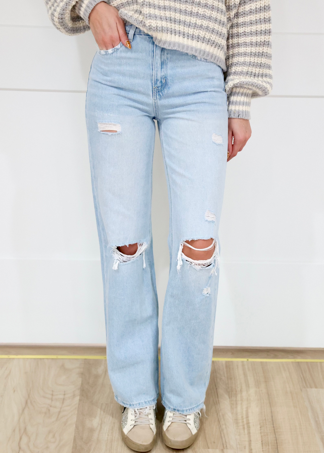 90's Vintage Super High Rise Flare Jeans
