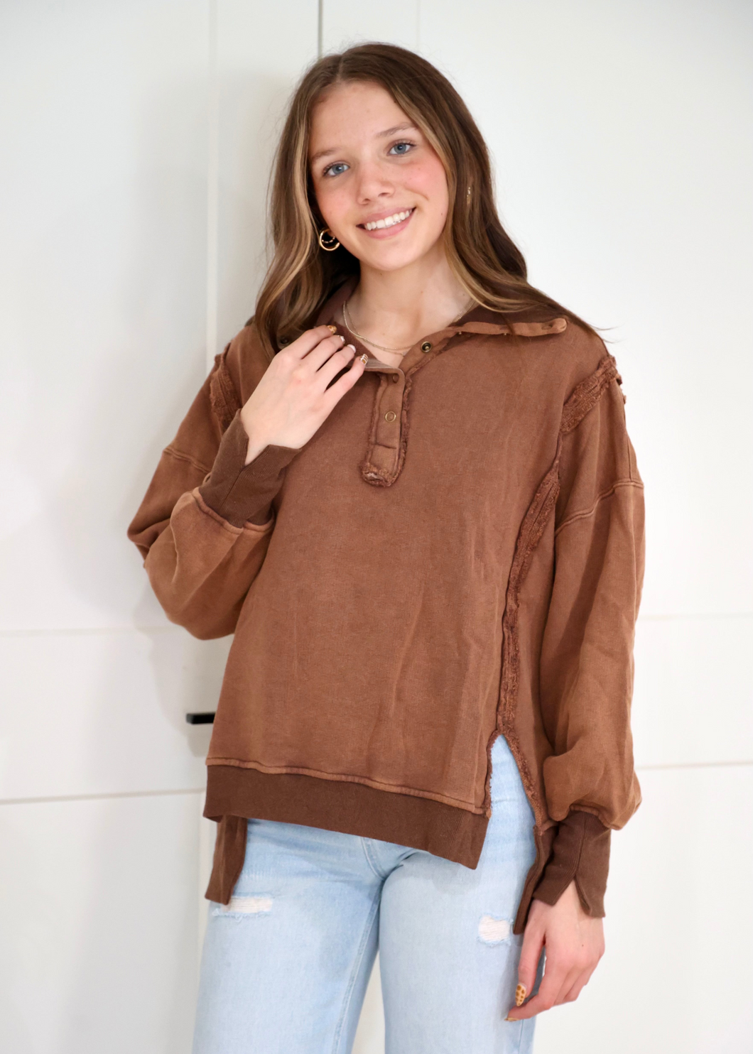 Coco Pullover | Brown