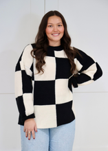 Load image into Gallery viewer, Trending Checkered Sweater
