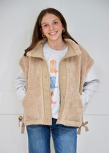 Load image into Gallery viewer, Teddy Bear Oversized Vest | Restock | One Left
