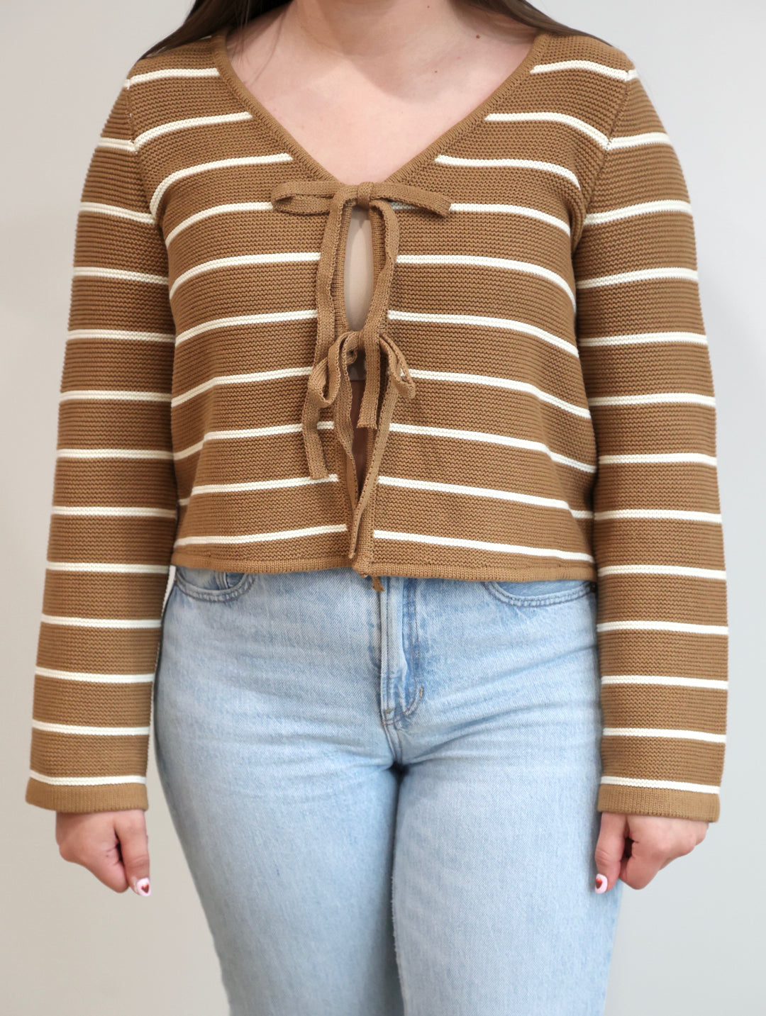 Same Routine Tied Front Cardigan | One Left