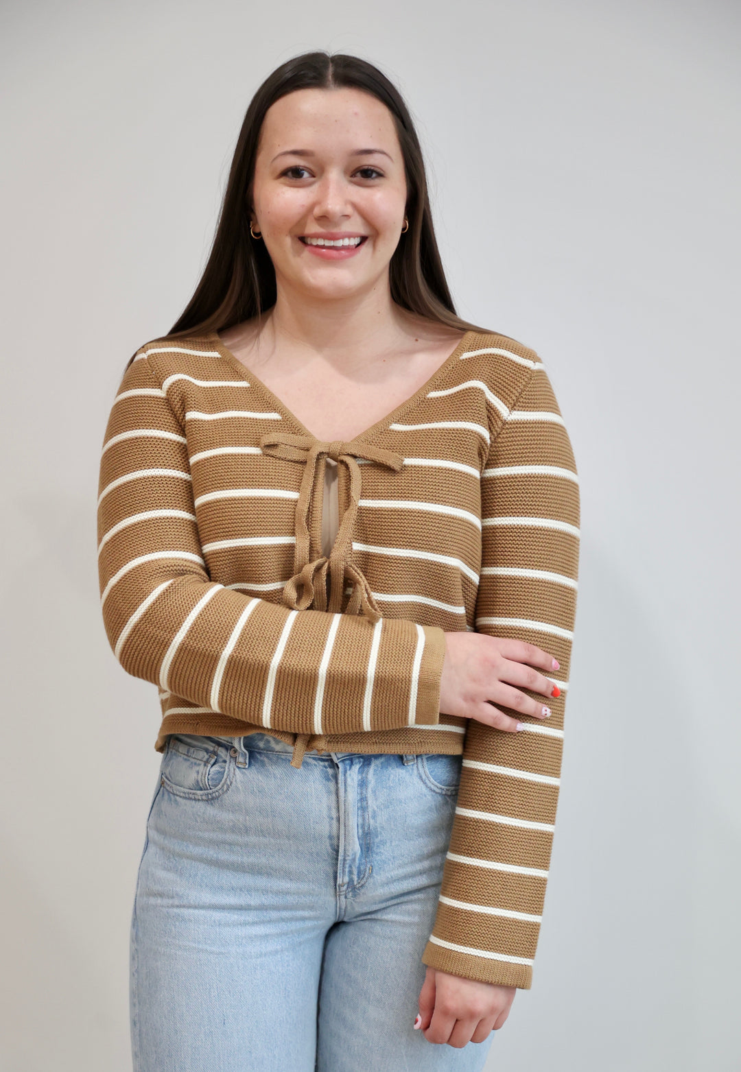 Same Routine Tied Front Cardigan | One Left