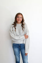 Load image into Gallery viewer, Girl Talk Fringe Sweater | Heather Gray | One Left
