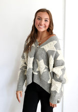 Load image into Gallery viewer, Star Struck Cardigan | Grey | One Left
