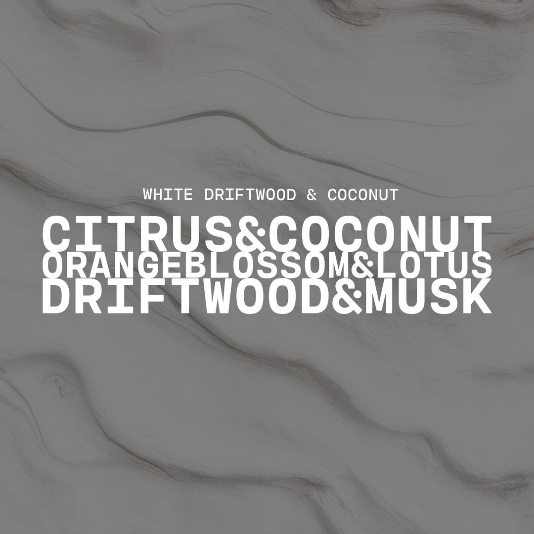 5 oz Cream Jar Candle: White Driftwood & Coconut