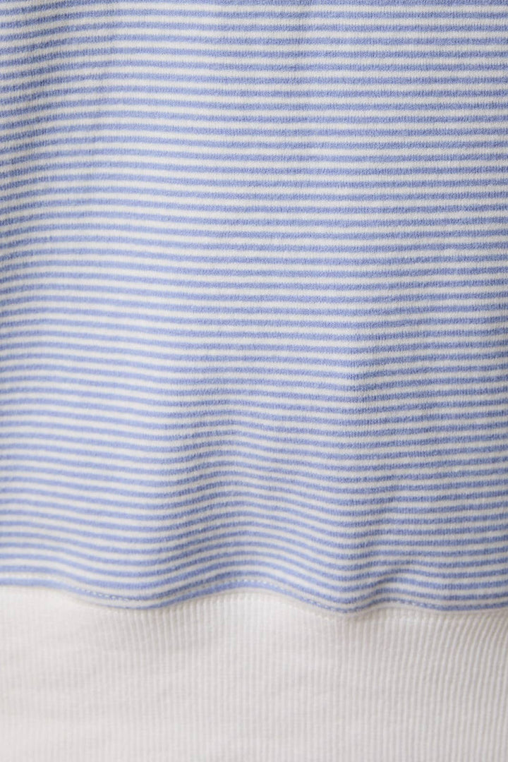 Sunday Stripe Set | Peach + Blue