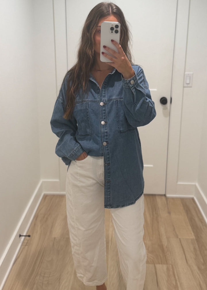 Dream in Denim Shacket