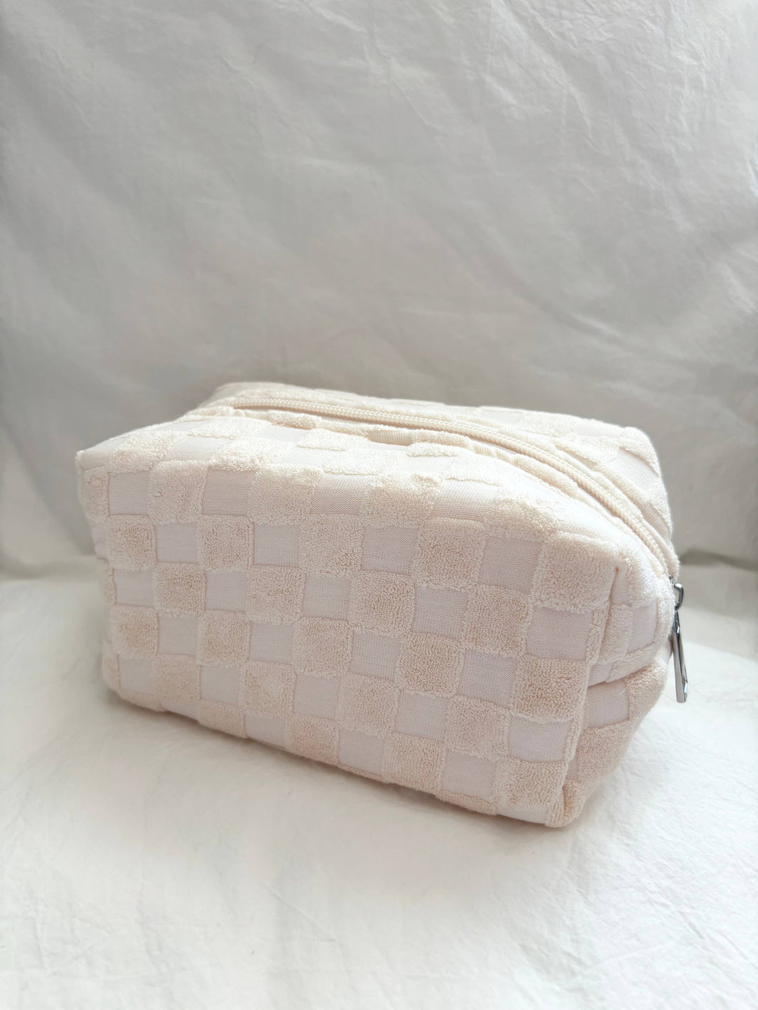 Checker Make Up Pouch