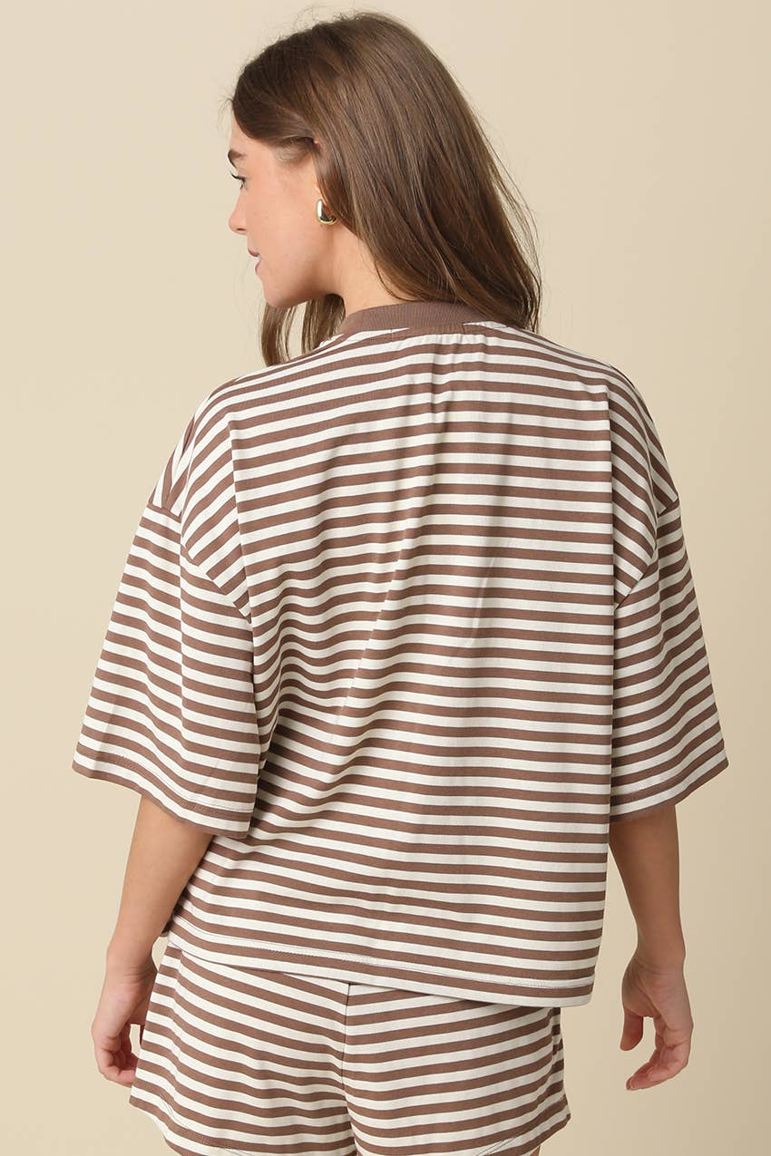 Brown Sugar Stripe Set