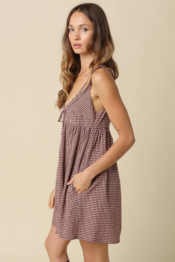 Gingham Girl Mini Dress
