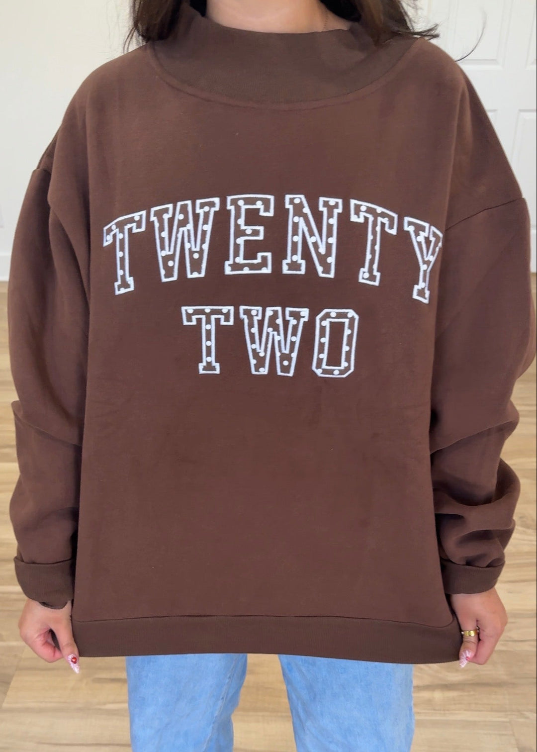 Brown Twenty-Two Mockneck | Conley's Crews