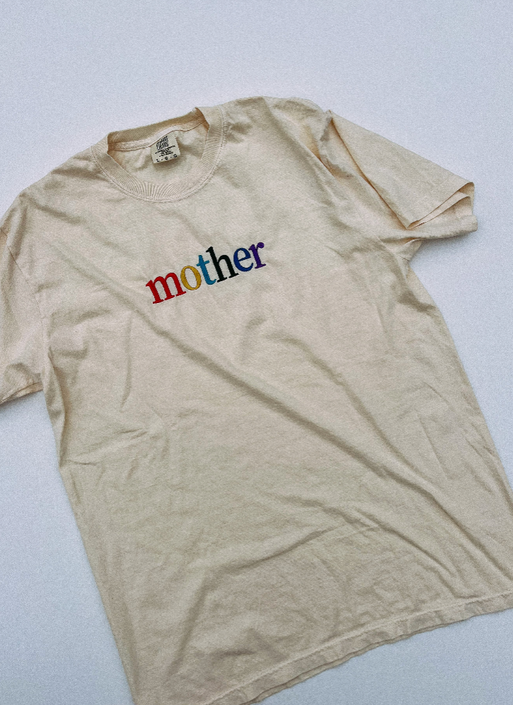 Mother Multi Color Graphic Tee