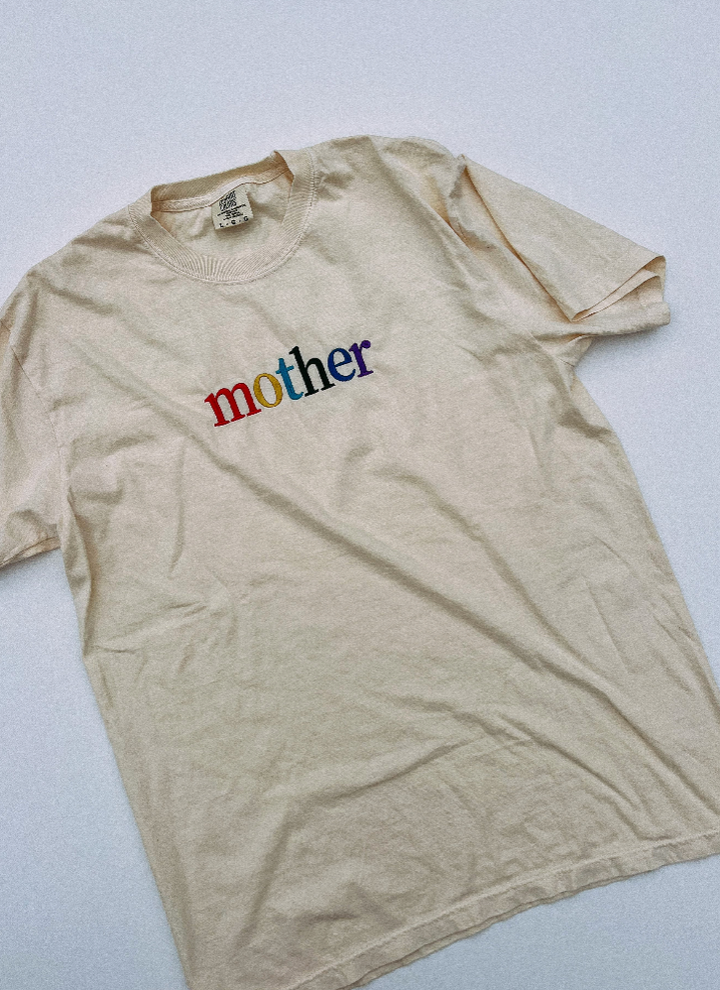 Mother Multi Color Graphic Tee