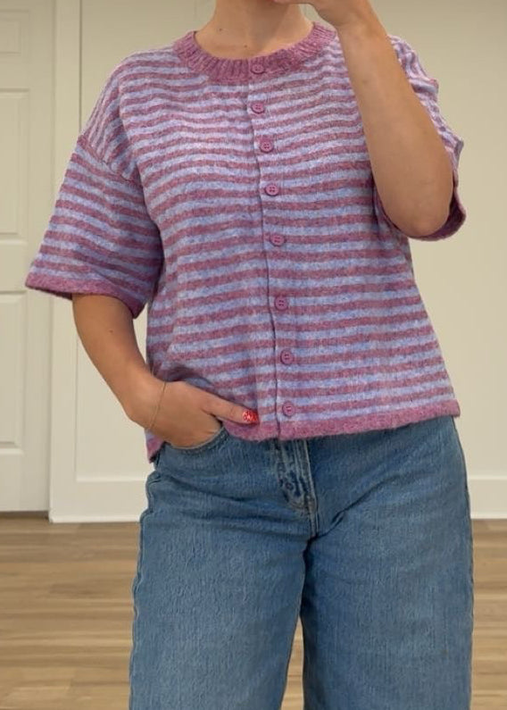 Candy Cloud Stripe Sweater