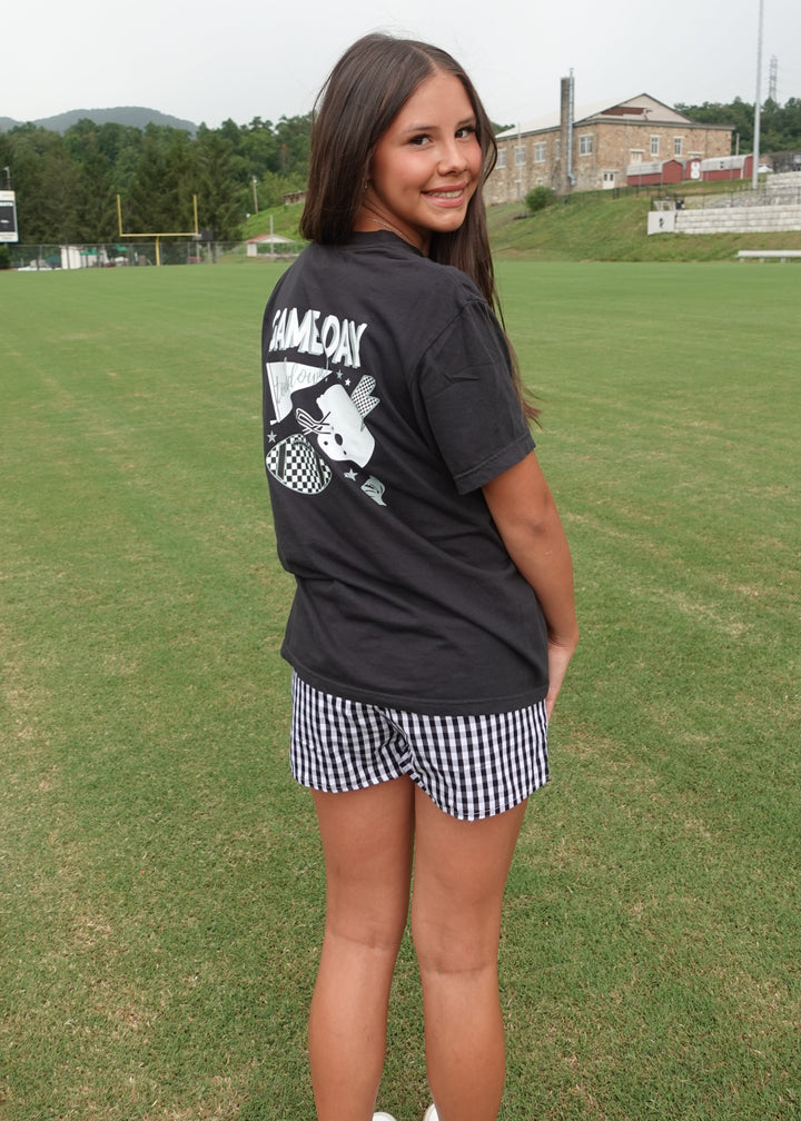 Game Day Checkered | Black