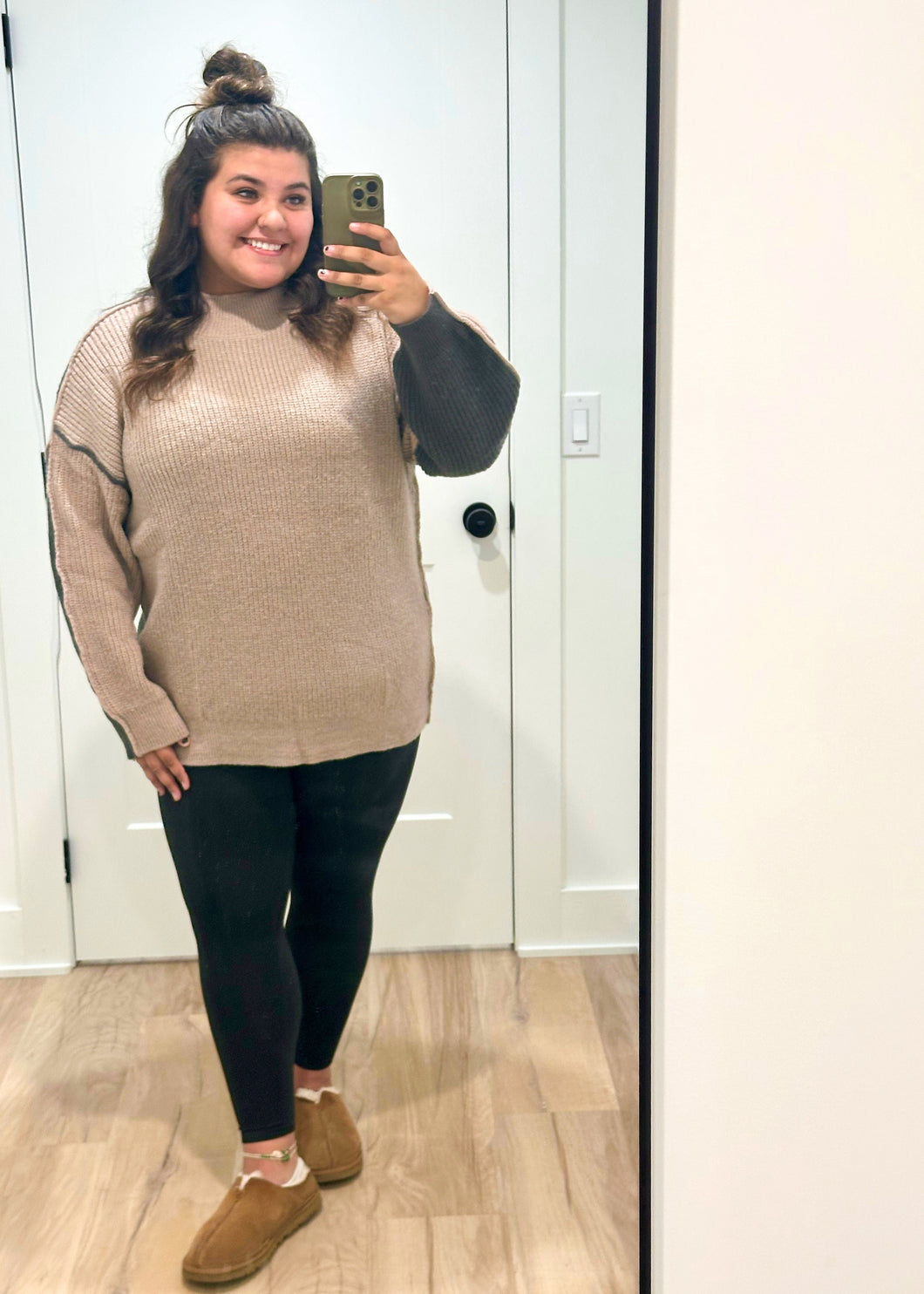 Mocha Sweater | Curvy