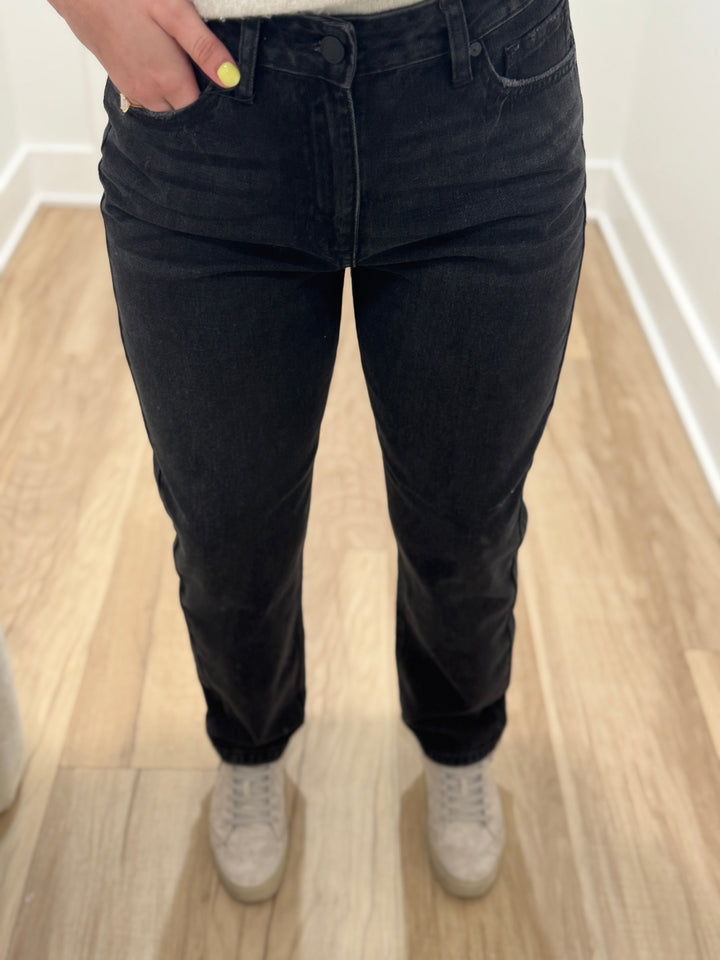 JBD Mom Jeans | Black Denim