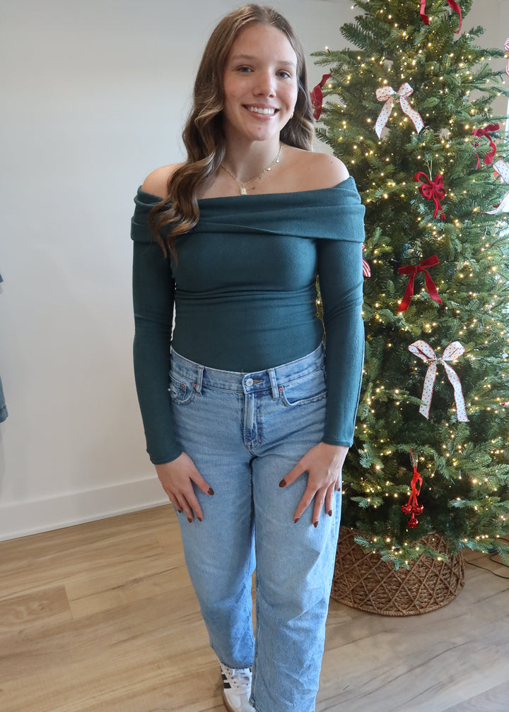 Sleigh All Day Sweater | Green