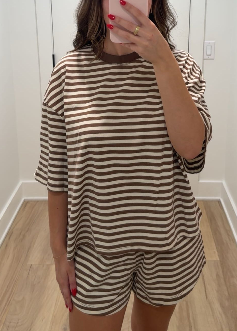 Brown Sugar Stripe Set