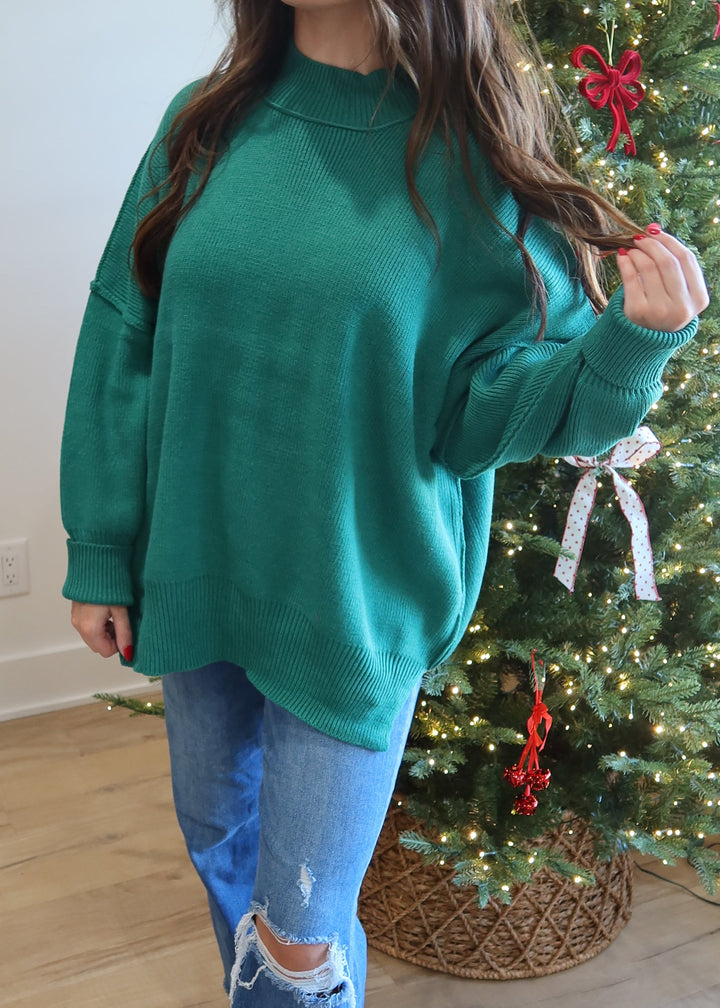 The Effortless Sweater | Green | Doorbuster