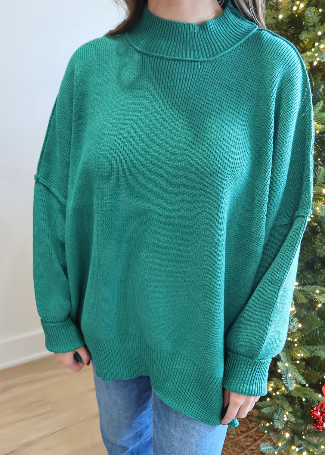 The Effortless Sweater | Green | Doorbuster