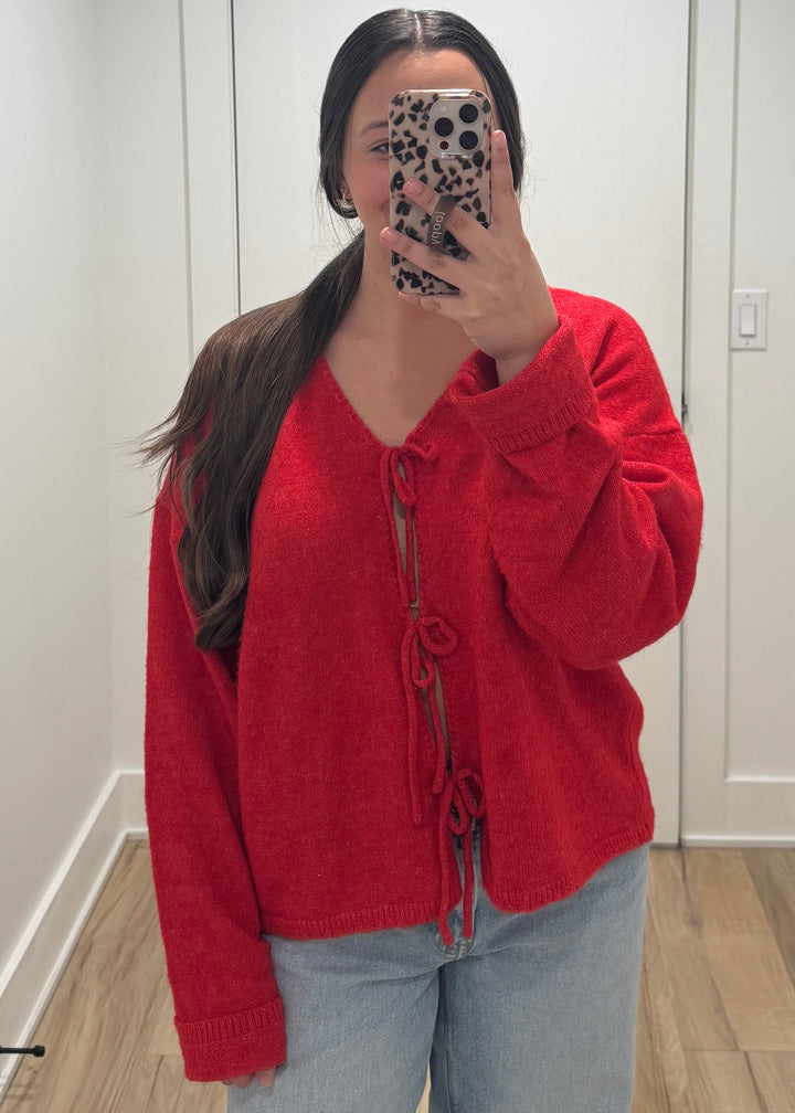 Put A Bow On It Cardigan