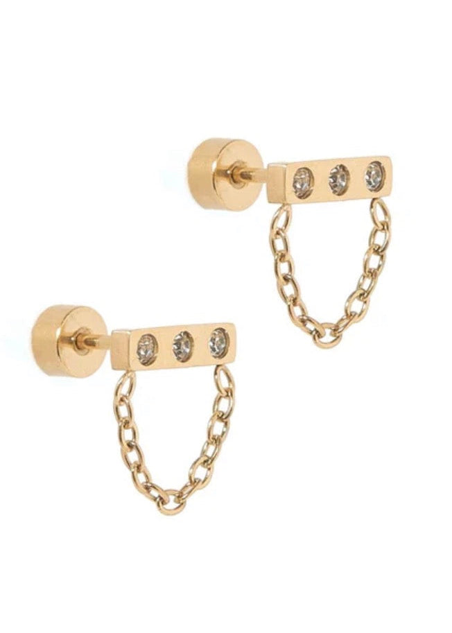 Channing Screwback Stud Earrings