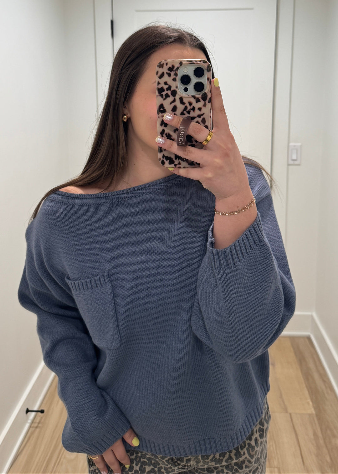 Dusty Blue Sweater