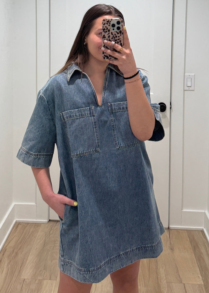 The Sawyer Denim Dress | One Left