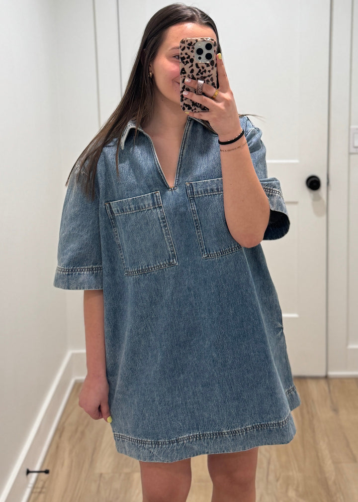 The Sawyer Denim Dress | One Left