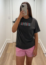 Load image into Gallery viewer, God Is Good Multi Colorful Embroidered Tee
