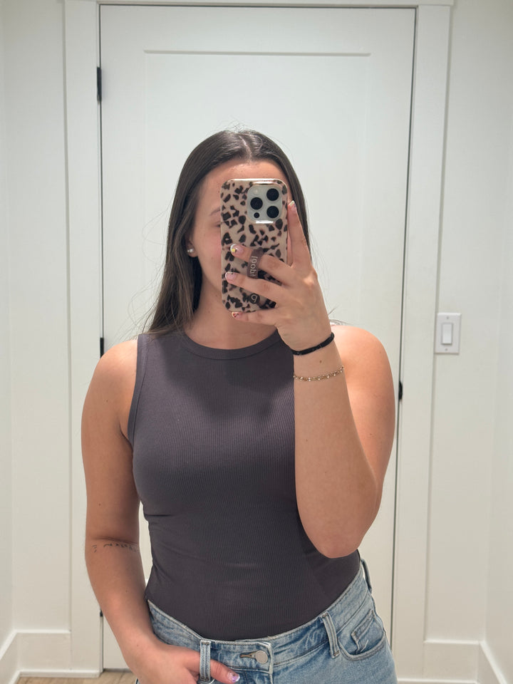 No Bad Days Bodysuit | Hunter Green, Grey, Dark Grey
