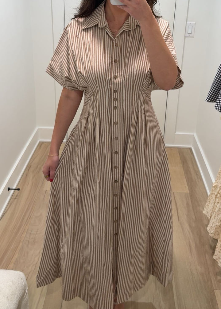 Fawn Striped Dress