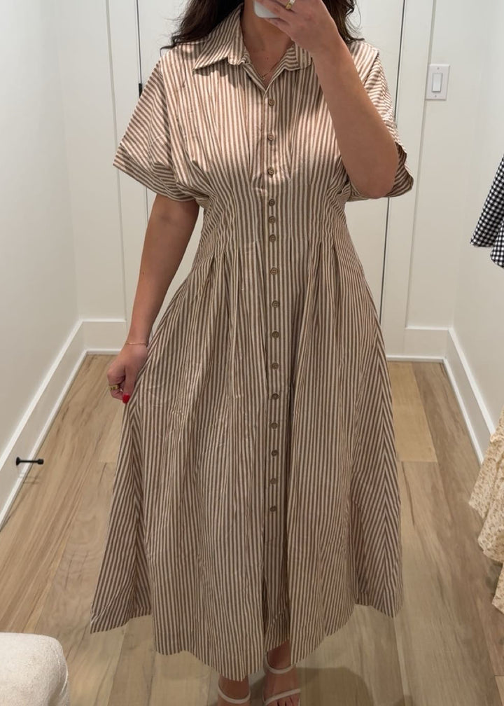 Fawn Striped Dress