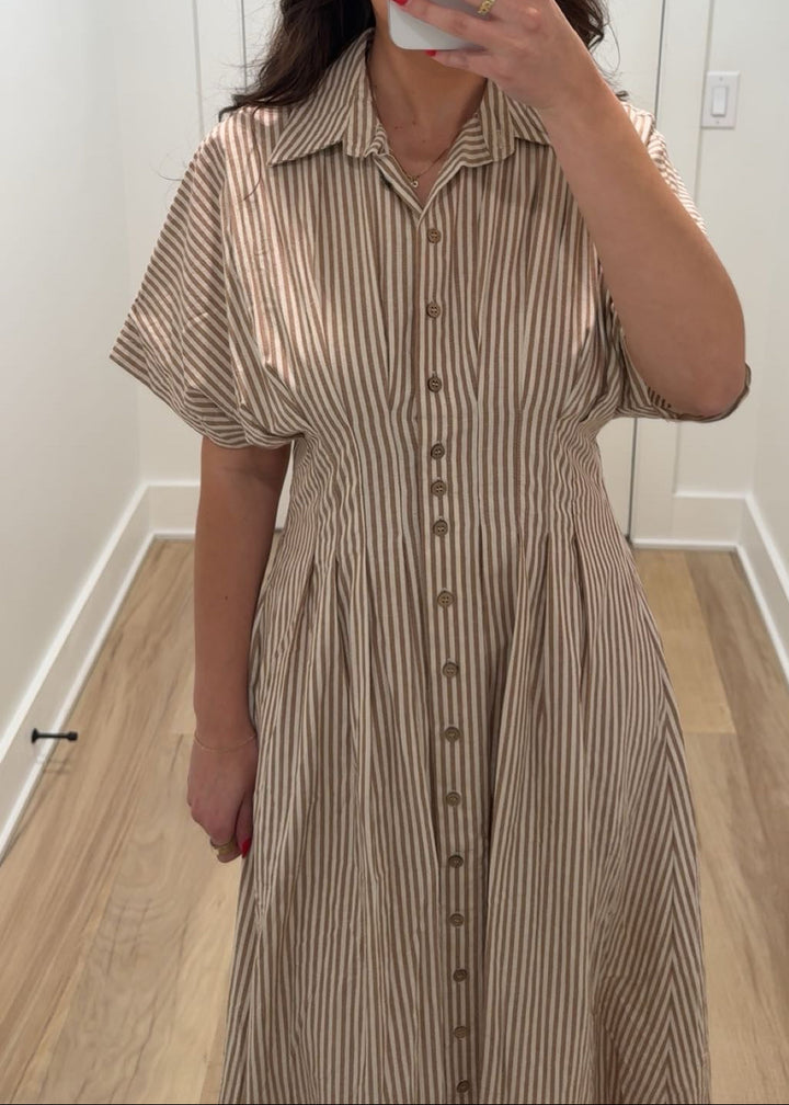 Fawn Striped Dress