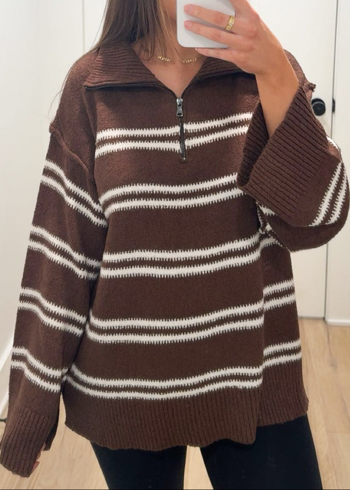 Alpine Quarter-Zip Sweater