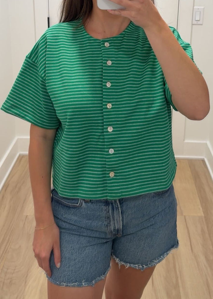 SCOUT STRIPED KNIT TOP