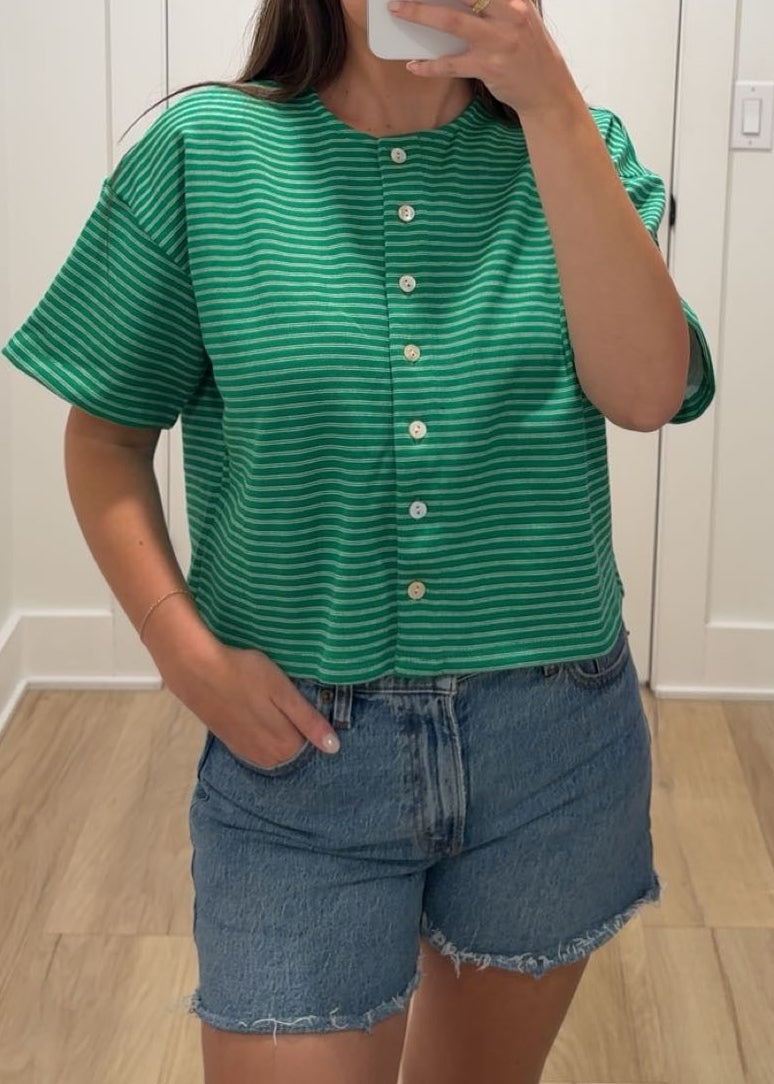 SCOUT STRIPED KNIT TOP