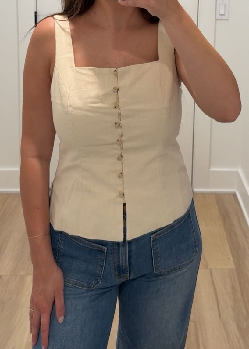 First Pick Tailored Corset Top