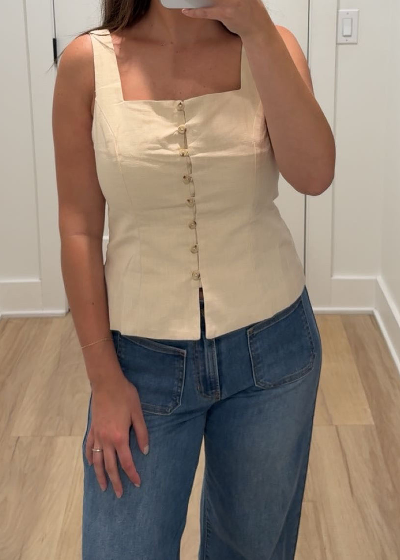 First Pick Tailored Corset Top