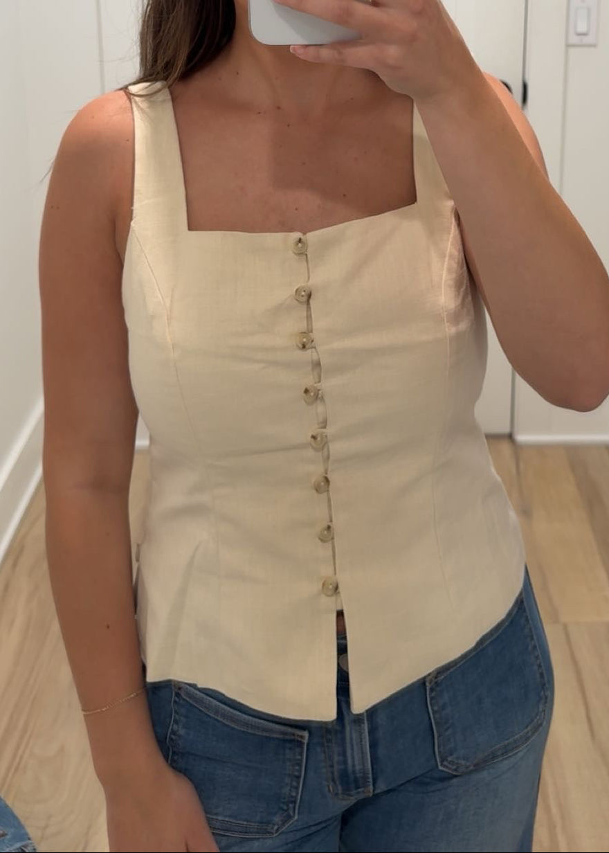 First Pick Tailored Corset Top