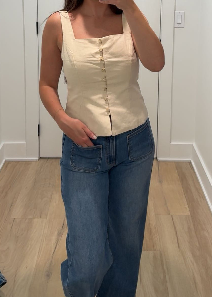First Pick Tailored Corset Top