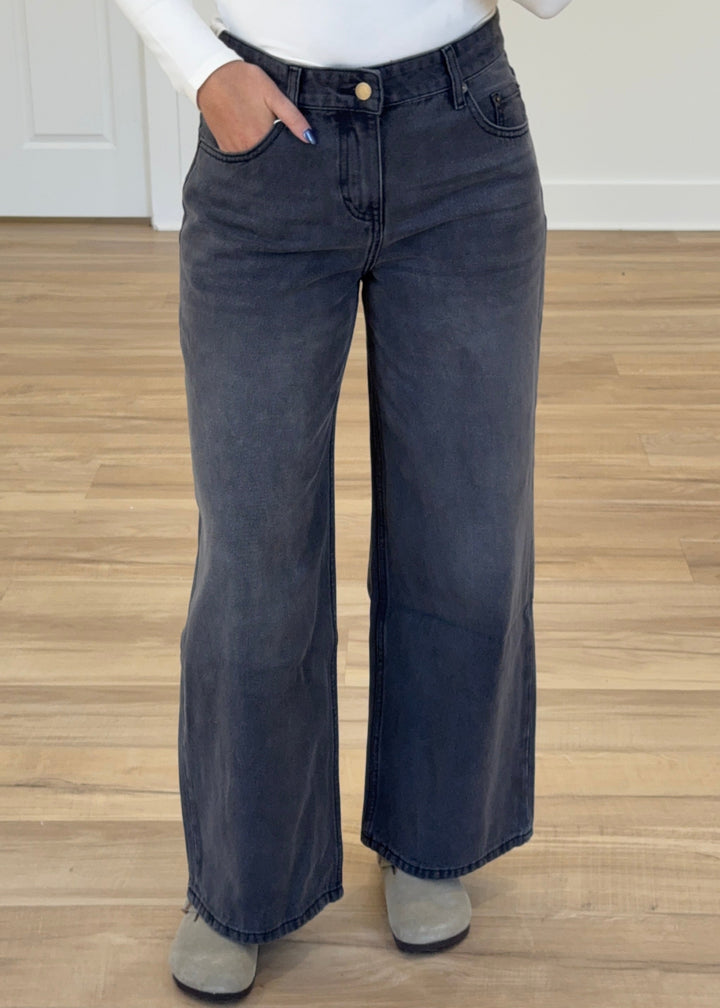 After Hours Wide Leg Jeans