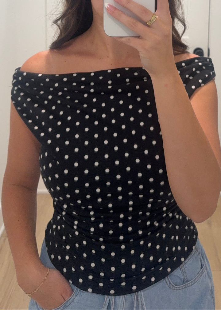 Midnight Dots Top