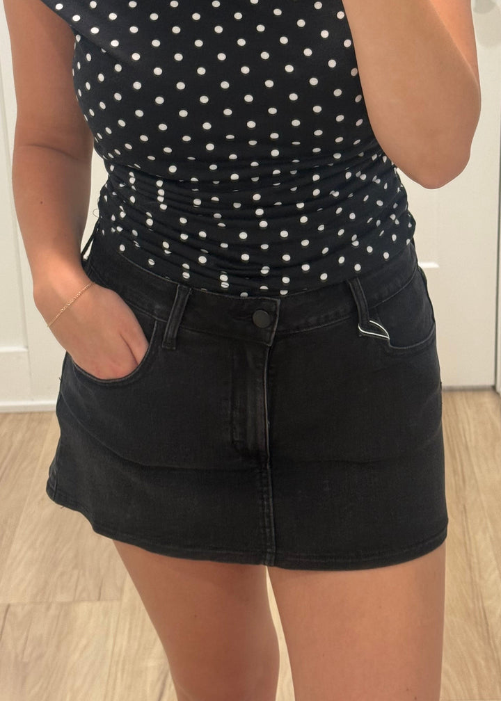Easy Does It Denim Skort