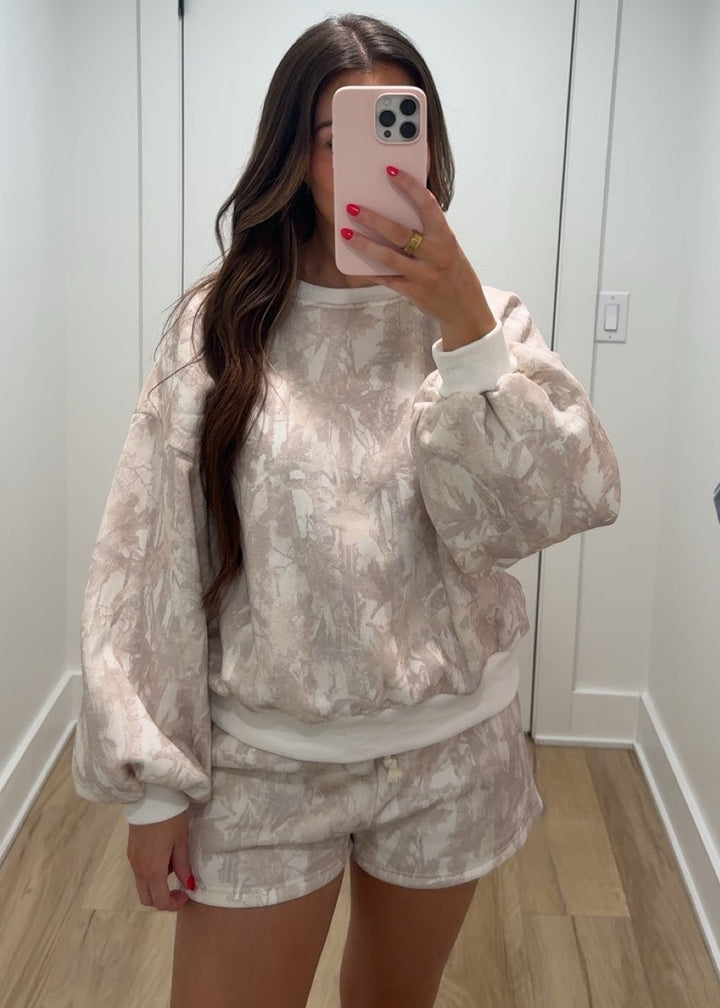 Camo Crewneck Set
